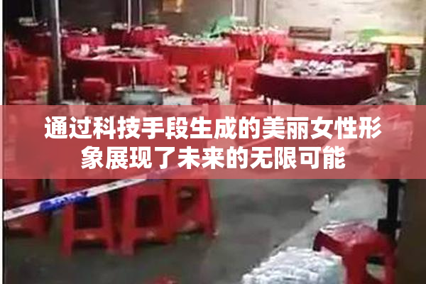 通过科技手段生成的美丽女性形象展现了未来的无限可能