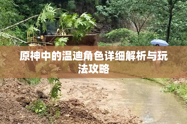 原神中的温迪角色详细解析与玩法攻略