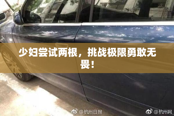少妇尝试两根，挑战极限勇敢无畏！