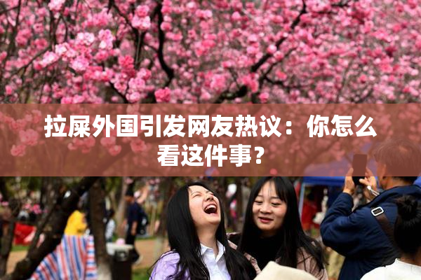 拉屎外国引发网友热议：你怎么看这件事？