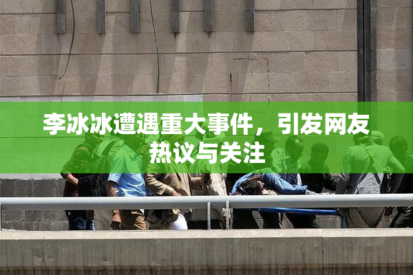 李冰冰遭遇重大事件，引发网友热议与关注