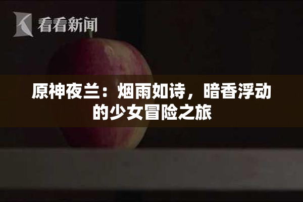 原神夜兰：烟雨如诗，暗香浮动的少女冒险之旅