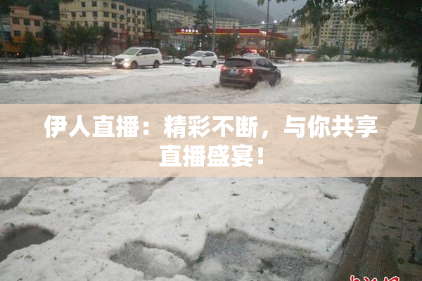 伊人直播：精彩不断，与你共享直播盛宴！