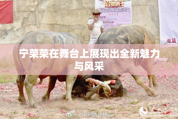 宁荣荣在舞台上展现出全新魅力与风采