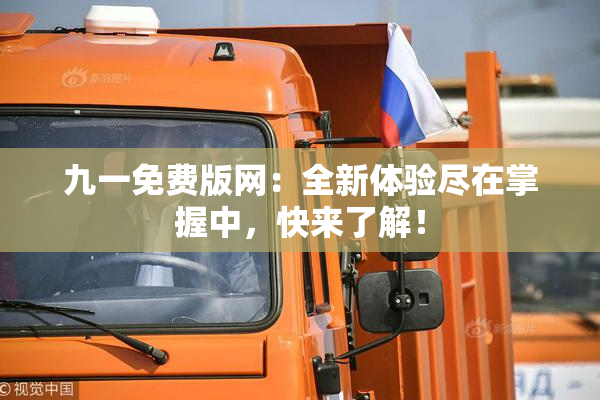九一免费版网：全新体验尽在掌握中，快来了解！