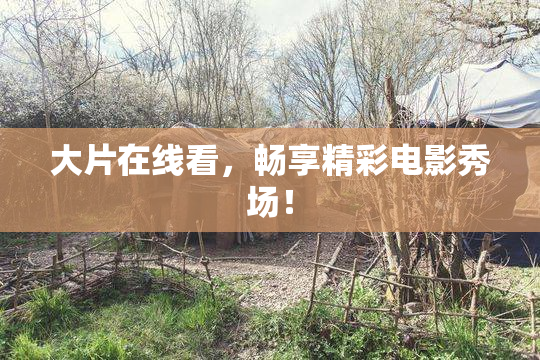 大片在线看，畅享精彩电影秀场！