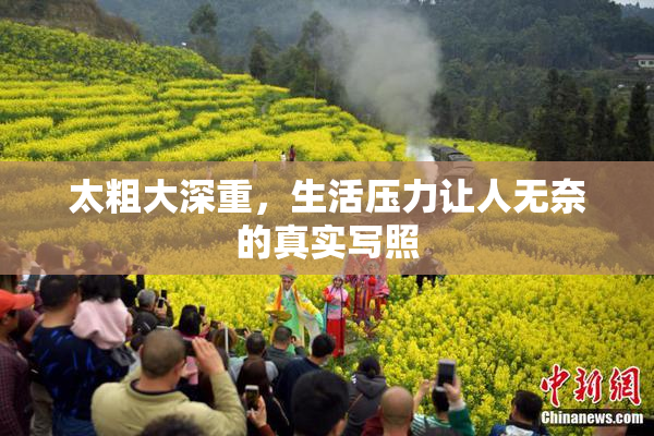 太粗大深重，生活压力让人无奈的真实写照