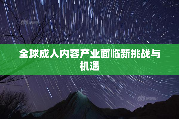 全球成人内容产业面临新挑战与机遇