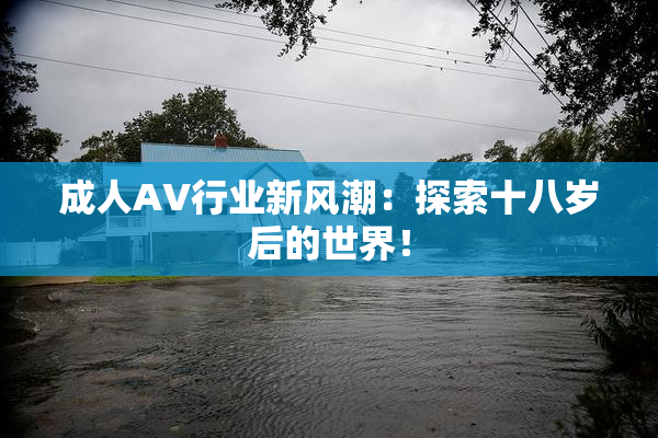 成人AV行业新风潮：探索十八岁后的世界！