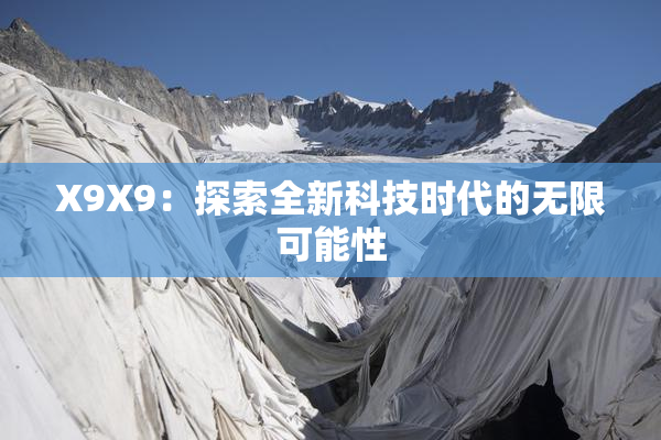 X9X9：探索全新科技时代的无限可能性