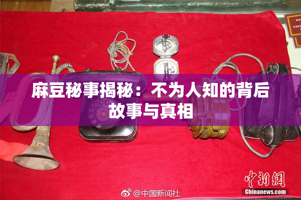 麻豆秘事揭秘：不为人知的背后故事与真相