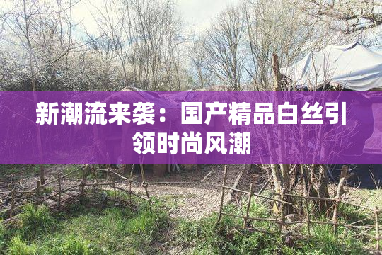 新潮流来袭：国产精品白丝引领时尚风潮