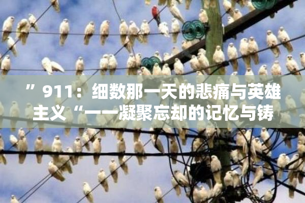 ”911：细数那一天的悲痛与英雄主义“一一凝聚忘却的记忆与铸就的希望