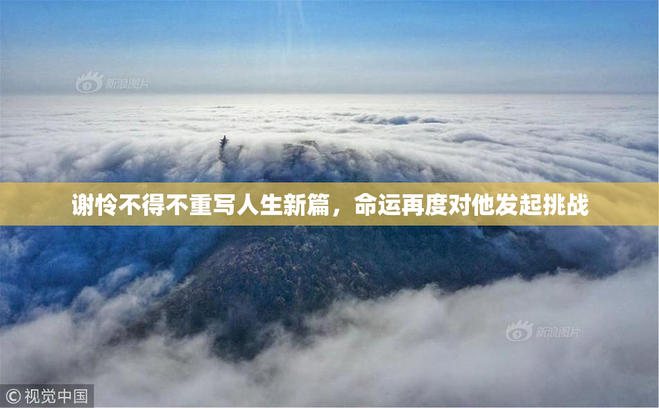 谢怜不得不重写人生新篇，命运再度对他发起挑战