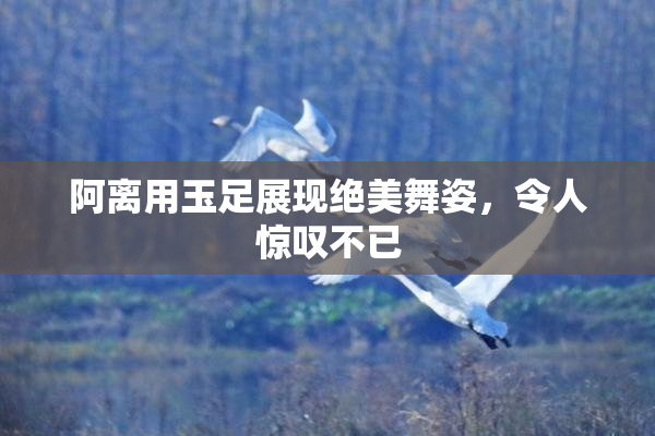 阿离用玉足展现绝美舞姿，令人惊叹不已