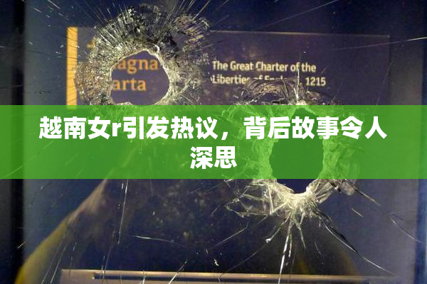 越南女r引发热议，背后故事令人深思