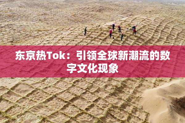 东京热Tok：引领全球新潮流的数字文化现象
