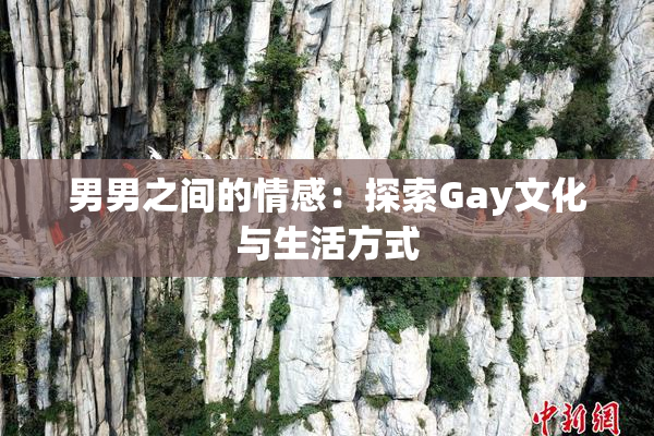 男男之间的情感：探索Gay文化与生活方式