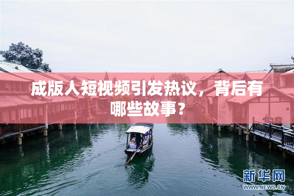 成版人短视频引发热议，背后有哪些故事？
