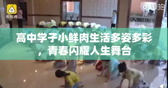 高中学子小鲜肉生活多姿多彩，青春闪耀人生舞台