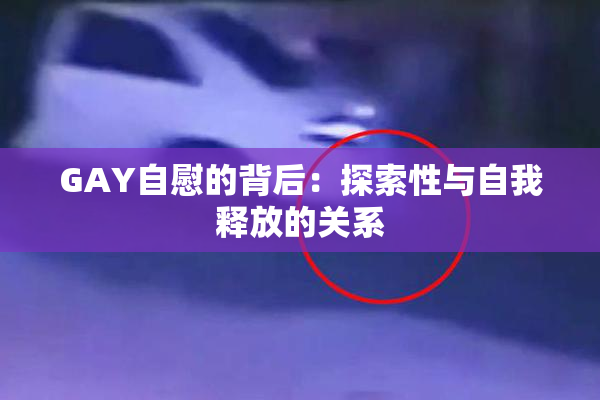 GAY自慰的背后：探索性与自我释放的关系