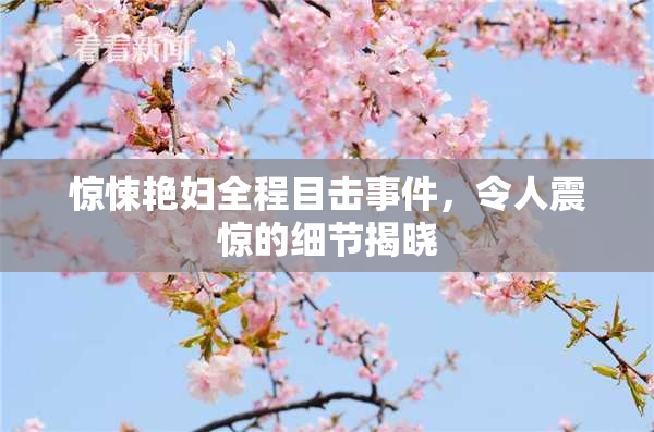 惊悚艳妇全程目击事件，令人震惊的细节揭晓