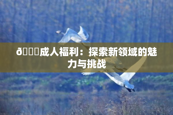 🔞成人福利：探索新领域的魅力与挑战