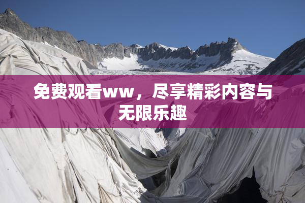 免费观看ww，尽享精彩内容与无限乐趣