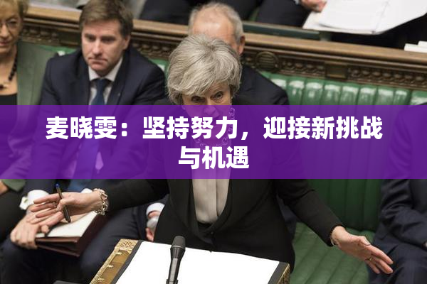 麦晓雯：坚持努力，迎接新挑战与机遇
