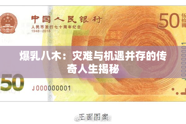 爆乳八木：灾难与机遇并存的传奇人生揭秘