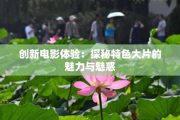 创新电影体验：探秘特色大片的魅力与魅惑