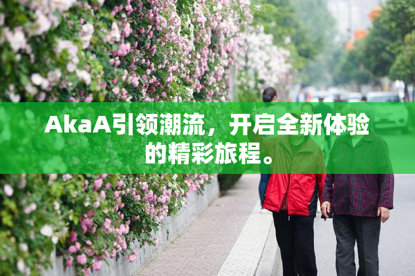 AkaA引领潮流，开启全新体验的精彩旅程。
