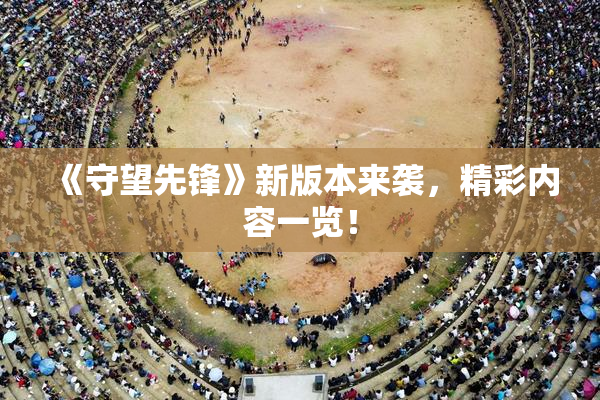 《守望先锋》新版本来袭，精彩内容一览！