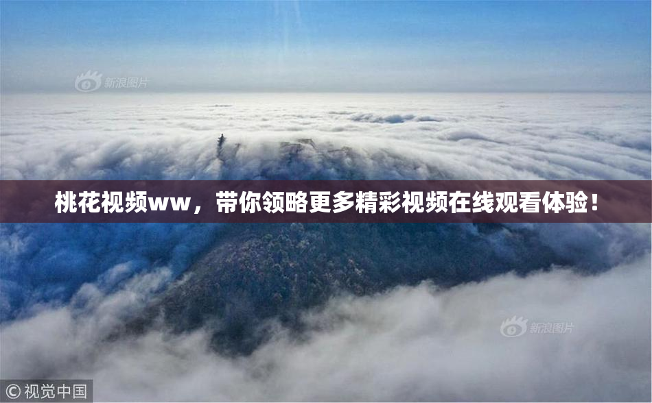 桃花视频ww，带你领略更多精彩视频在线观看体验！