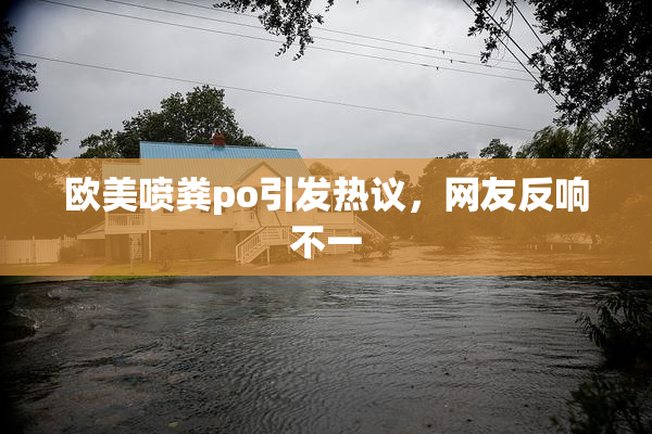 欧美喷粪po引发热议，网友反响不一
