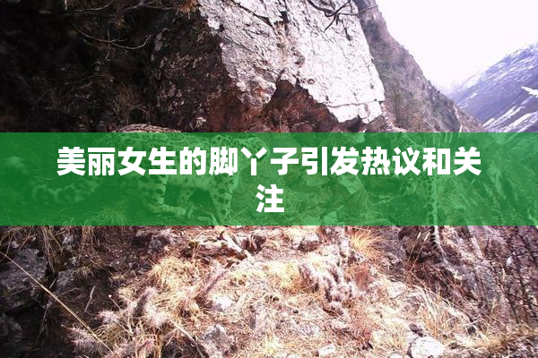美丽女生的脚丫子引发热议和关注