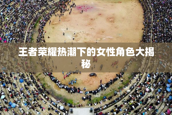 王者荣耀热潮下的女性角色大揭秘