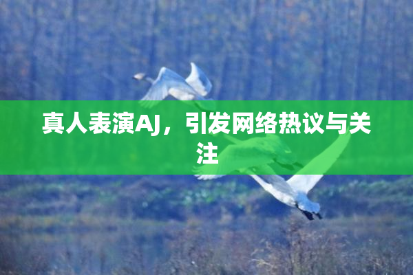 真人表演AJ，引发网络热议与关注