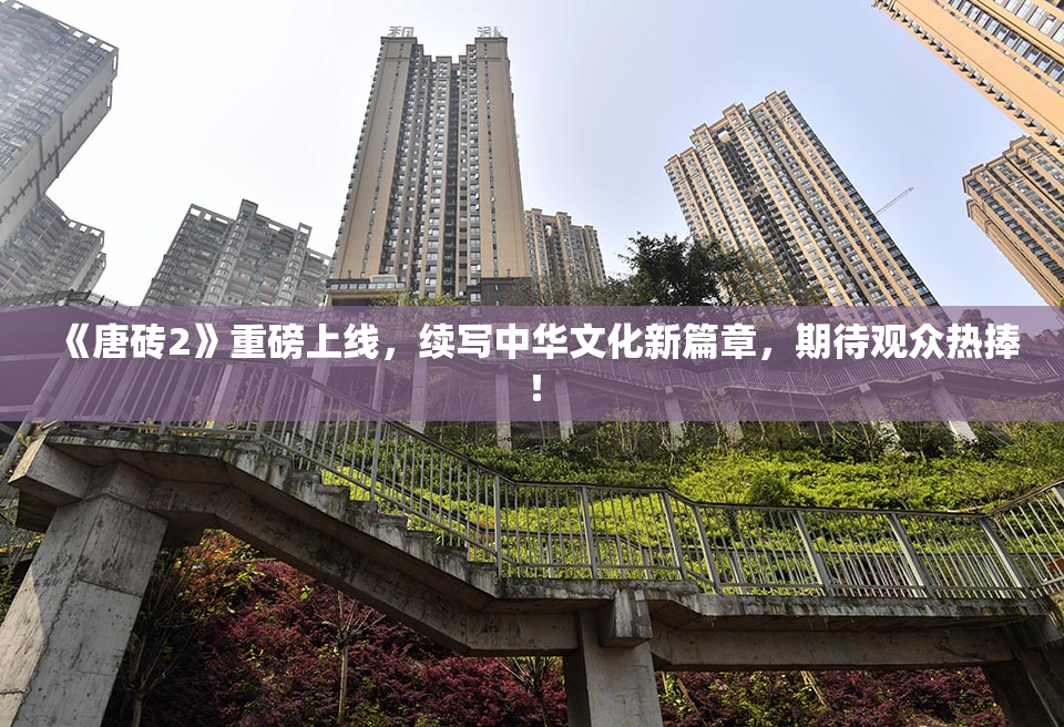 《唐砖2》重磅上线，续写中华文化新篇章，期待观众热捧！
