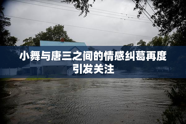 小舞与唐三之间的情感纠葛再度引发关注