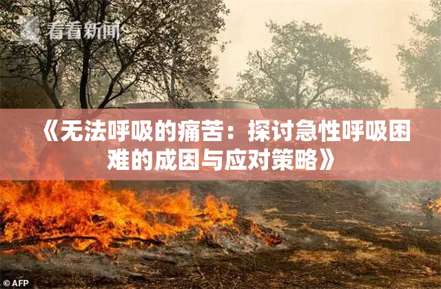 《无法呼吸的痛苦：探讨急性呼吸困难的成因与应对策略》