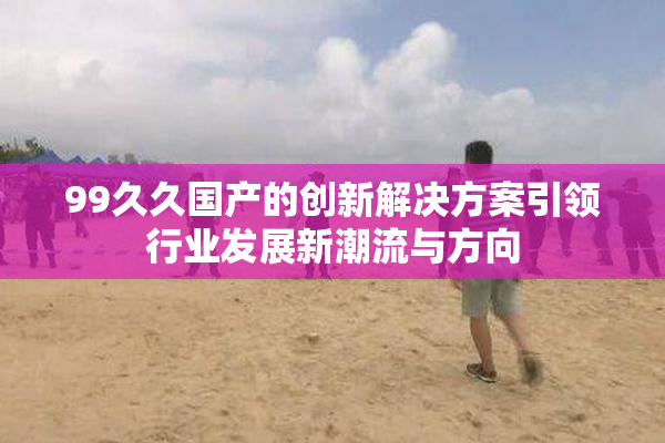 99久久国产的创新解决方案引领行业发展新潮流与方向