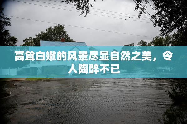 高耸白嫩的风景尽显自然之美，令人陶醉不已