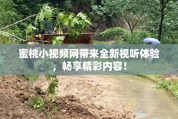 蜜桃小视频网带来全新视听体验，畅享精彩内容！