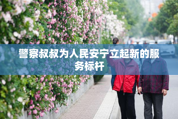 警察叔叔为人民安宁立起新的服务标杆