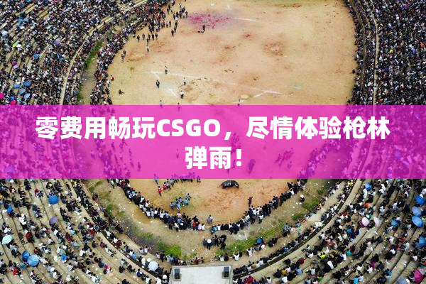 零费用畅玩CSGO，尽情体验枪林弹雨！