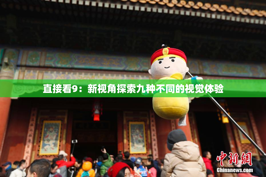 直接看9：新视角探索九种不同的视觉体验