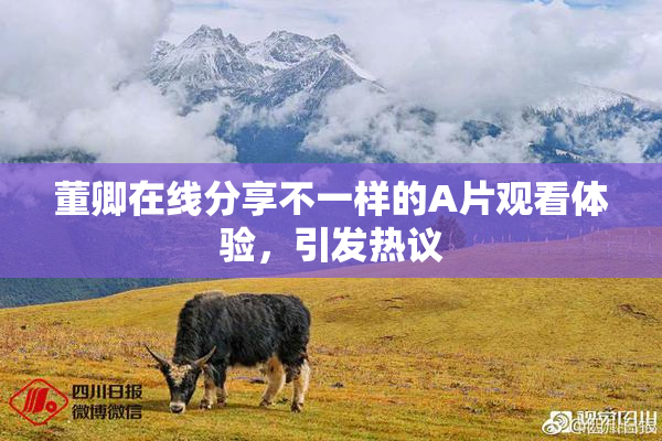 董卿在线分享不一样的A片观看体验，引发热议