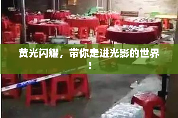 黄光闪耀，带你走进光影的世界！