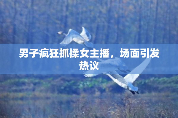 男子疯狂抓揉女主播，场面引发热议